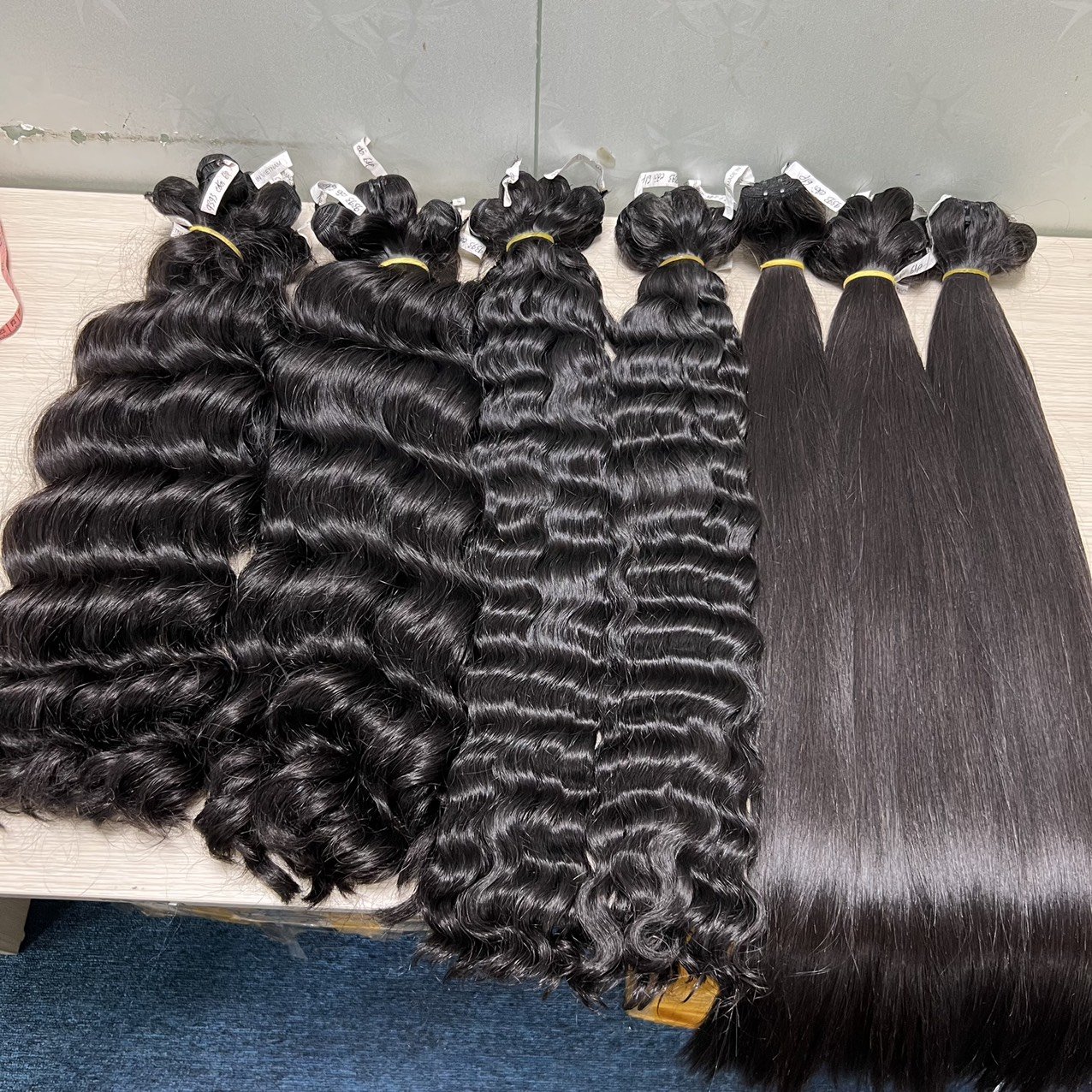 Burmese Curly 100% Hair Human Hair Extension set Burmese Curly bundles with Closure Human Hair Extensions from Beladyhair
