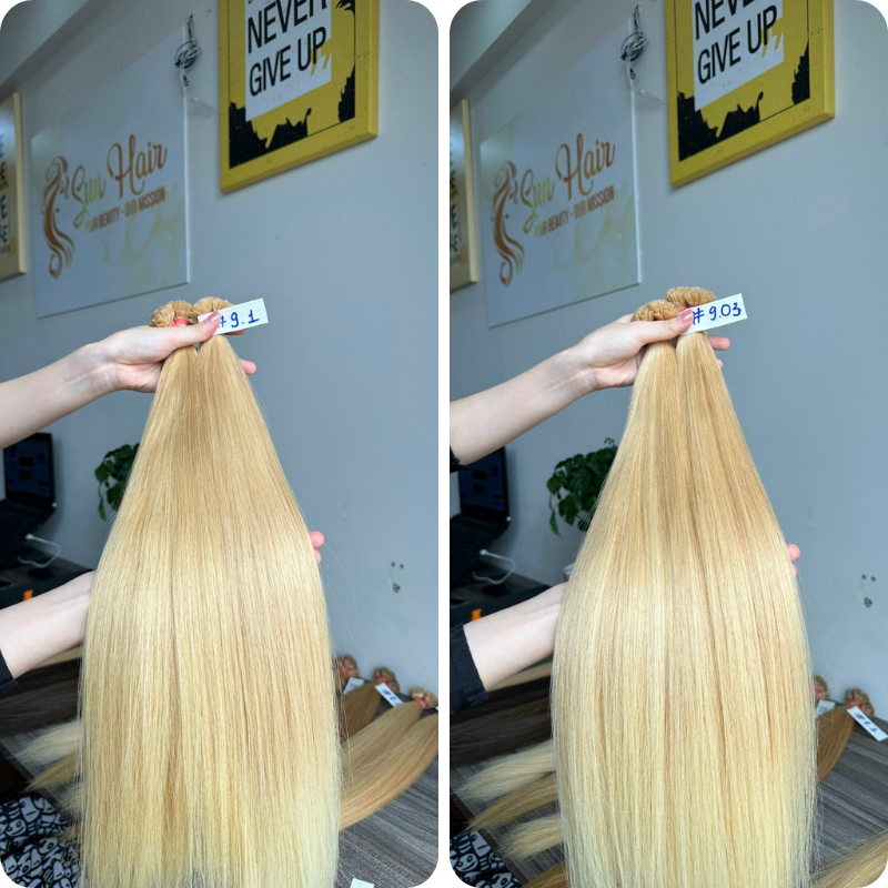 Hot Colors Product Super Double Drawn 22" 100% Vietnamese Virgin Human Keratin Flat Tip Hair Extensions By Sun Hair Company
