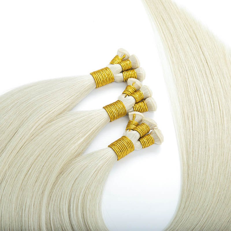 LeShine New Design Genius Weft Hair Raw 100% Cuticle Aligned Human Hair Extensions 10a Grade Brazilian Hair