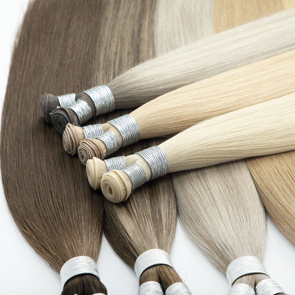 LeShine New Design Genius Weft Hair Raw 100% Cuticle Aligned Human Hair Extensions 10a Grade Brazilian Hair