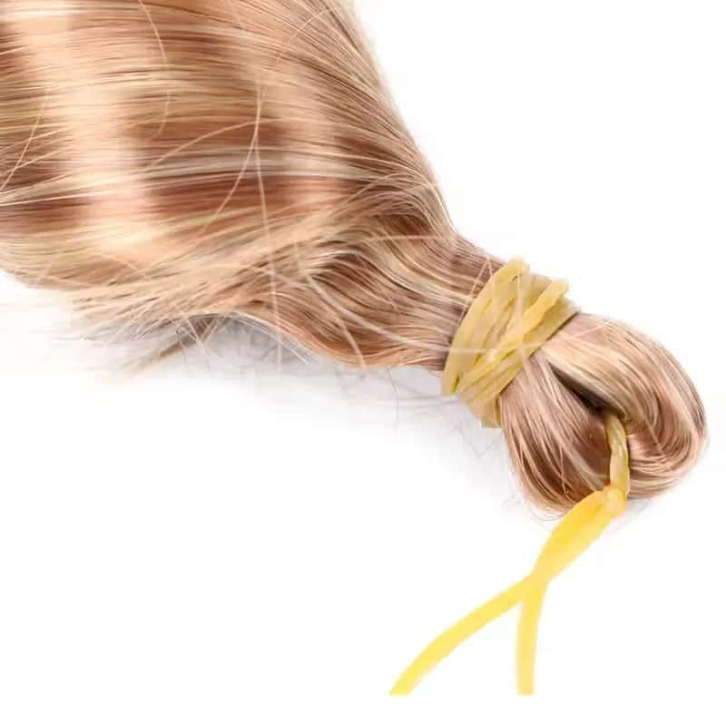 Hot sale French smooth curls crochet braided hair extensions box crochet hair extensions 100g 22 inches synthetic wig