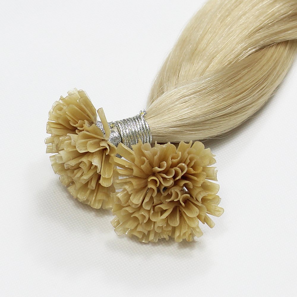 supplier russian hair top quality remy human keratin nail u tip hair double drawn hair extensions nail u tip