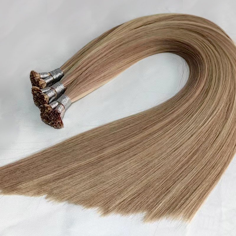 Wholesale Custom Double Drawn Cuticle Aligned Prebonded unprocessed Virgin Keratin 100% Human Hair Flat Tip Hair Extensions