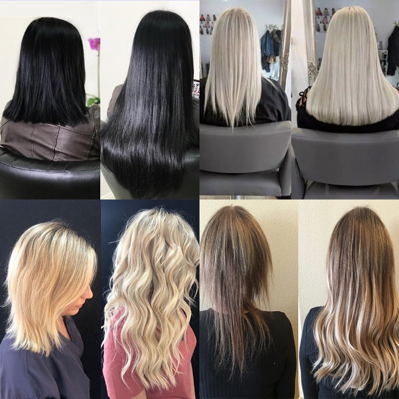 Wholesale Custom Double Drawn Cuticle Aligned Prebonded unprocessed Virgin Keratin 100% Human Hair Flat Tip Hair Extensions
