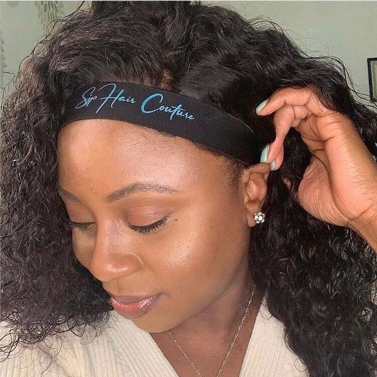 Wholesale High Quality Headband Wraps Women Elastic Adjustable Athletic Wig Lace Hair Melt Band