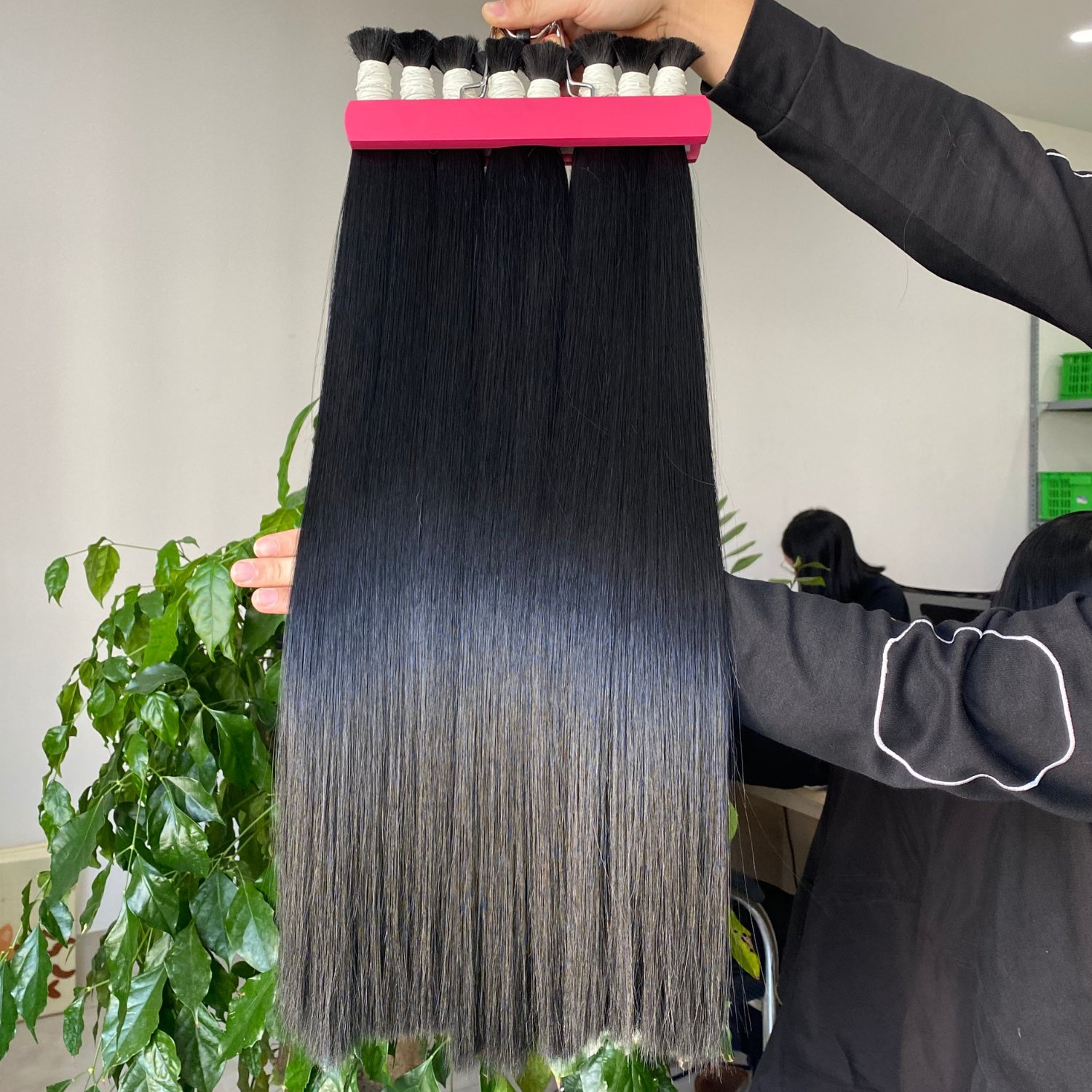 Unprocessed Vietnam Virgin Cuticle Intact Hair Bundle Vendors Bulk Double Drawn Weft Raw Vietnamese Temple Human Hair Extensions