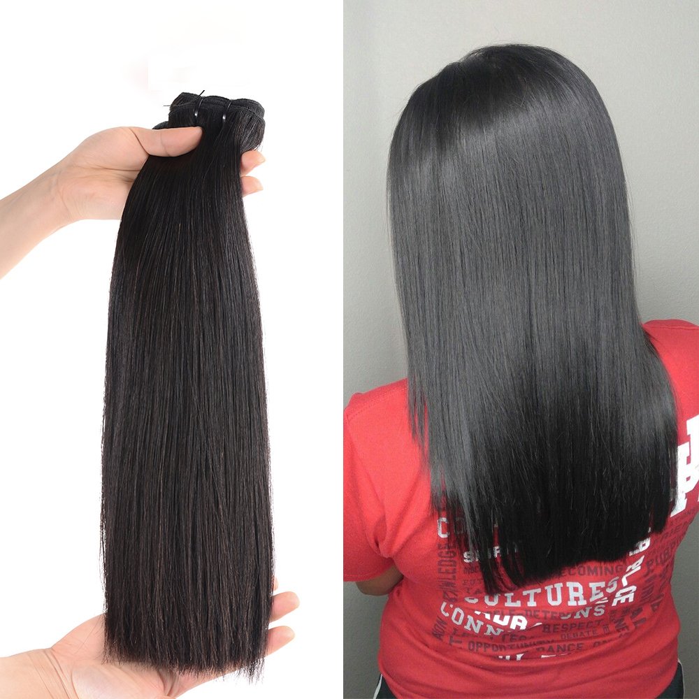 Super Double Drawn Virgin Hair Bundles Arabella Brazilian Straight Hair 100% Human Remy Hair Extensions