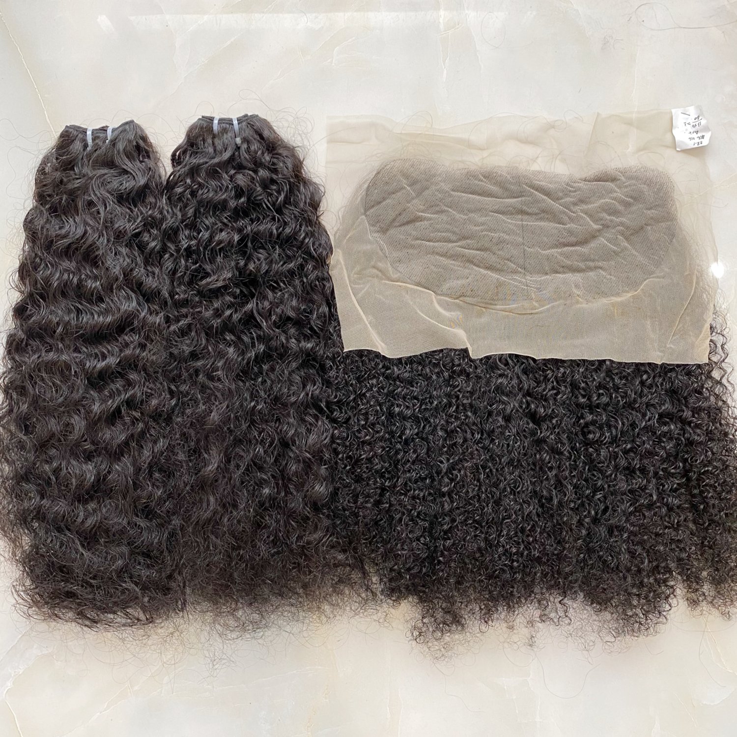 Burmese Curly Hair Bundles Natural Black Color Raw Virgin Burmese Curly Hair 100% Vietnamese Hair Double Weft