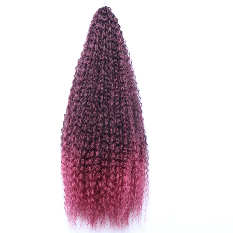Brazilian Braids Hair extension 18inch 90gram Fox wave Jumbo crochet braid synthetic ombre braiding hair