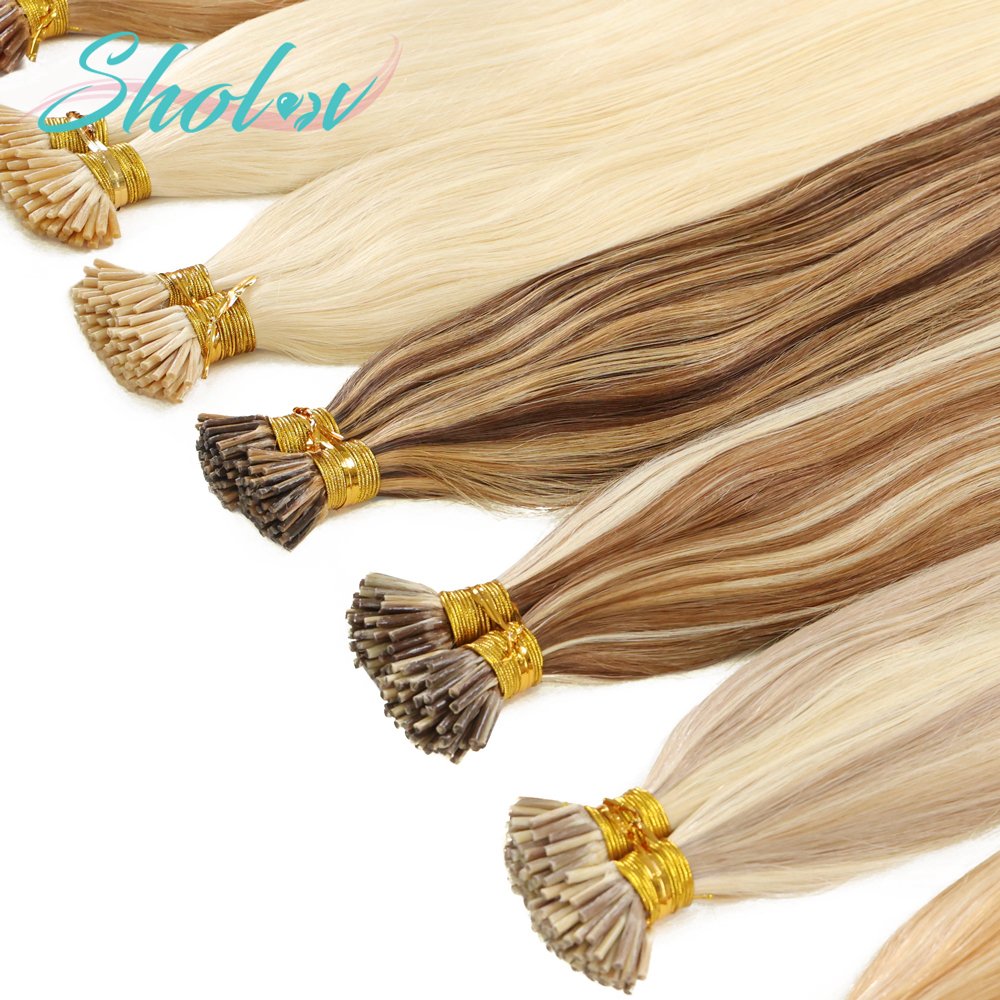 Straight Flat I Tip Hair Extensions Human Hair,Itip Human Hair Extensions,Natural Loc Halo U Tip Hair Extensions Human Hair