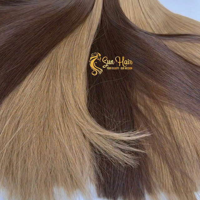 Wholesale Hot Trend Vietnamese High Quality Hair Keratin Flat-Tip SDD Light & Dark Brown Color 100% Remy Human Hair Extensions