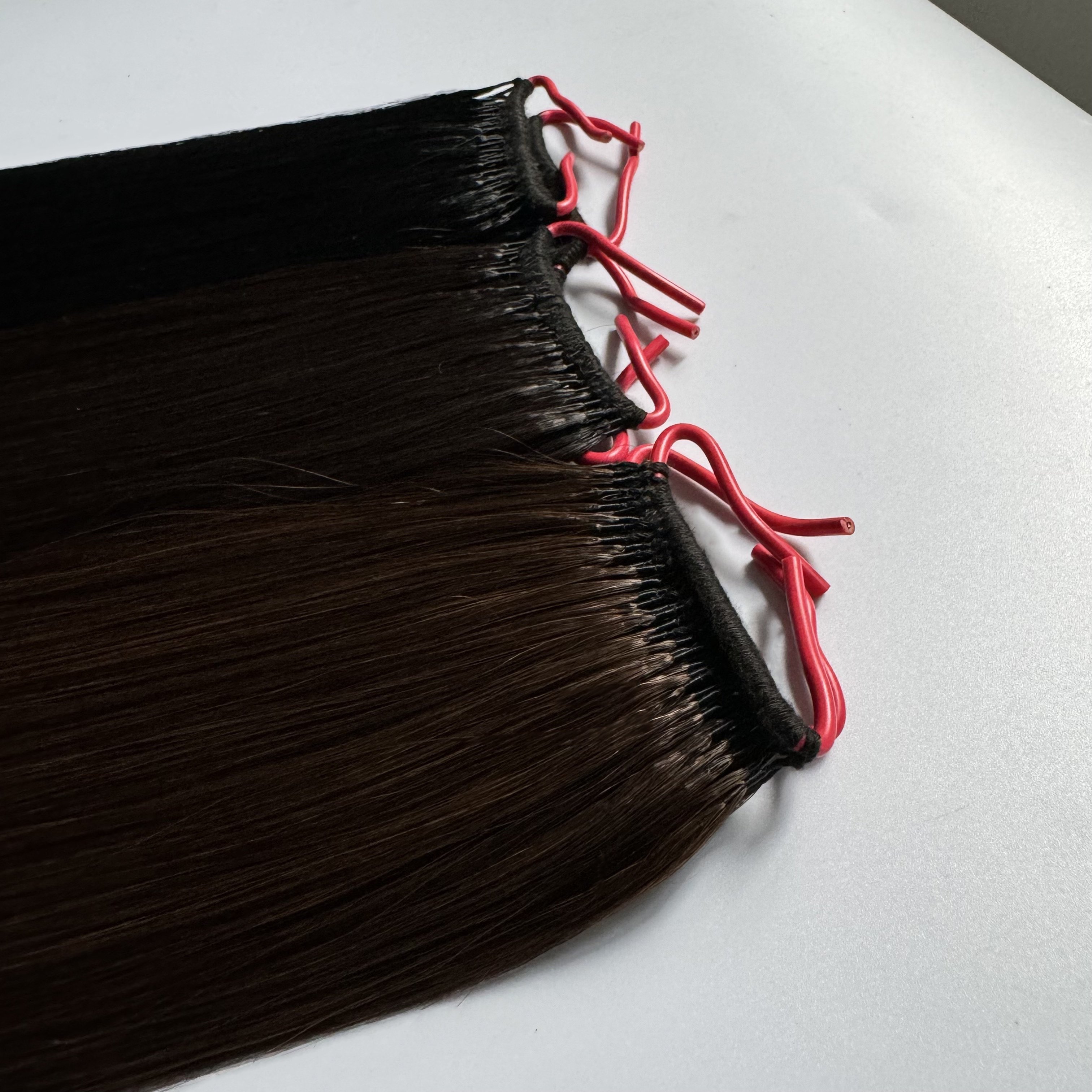 wholesale Japan Korea cotton virgin hair extension non folding hair extensions natural human hair extension for sal