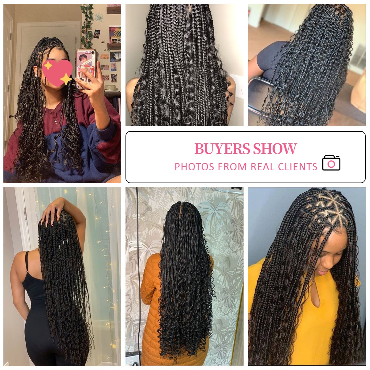 Wet And Wavy Bulk Human Hair For Braiding 100% Raw Hair Boho Braids Braiding Bundle Hair Extension
