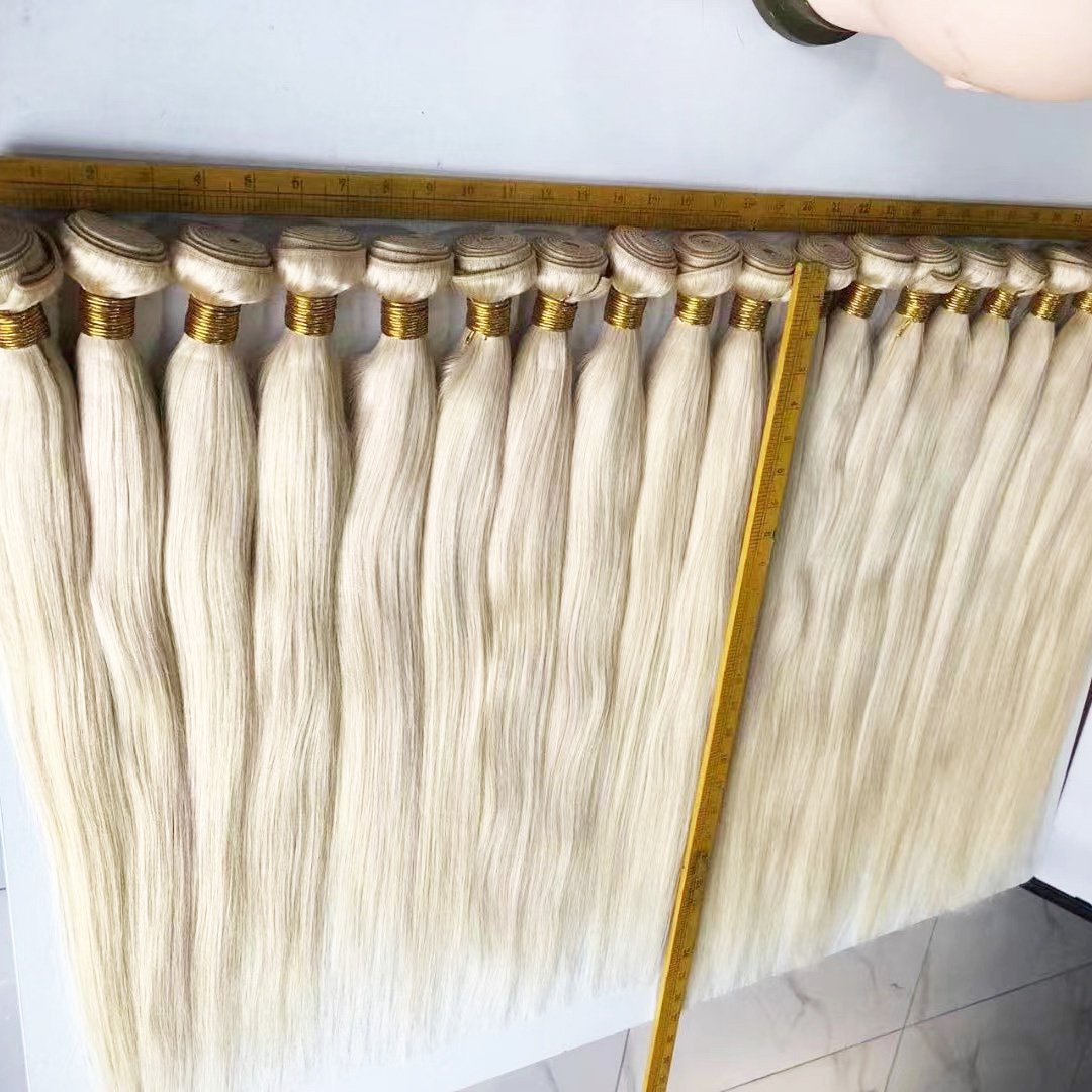 Wholesale Hair Bundles Import 613 Color Russian Blonde Hair Loose Wave Human Hair Extensions Bundle