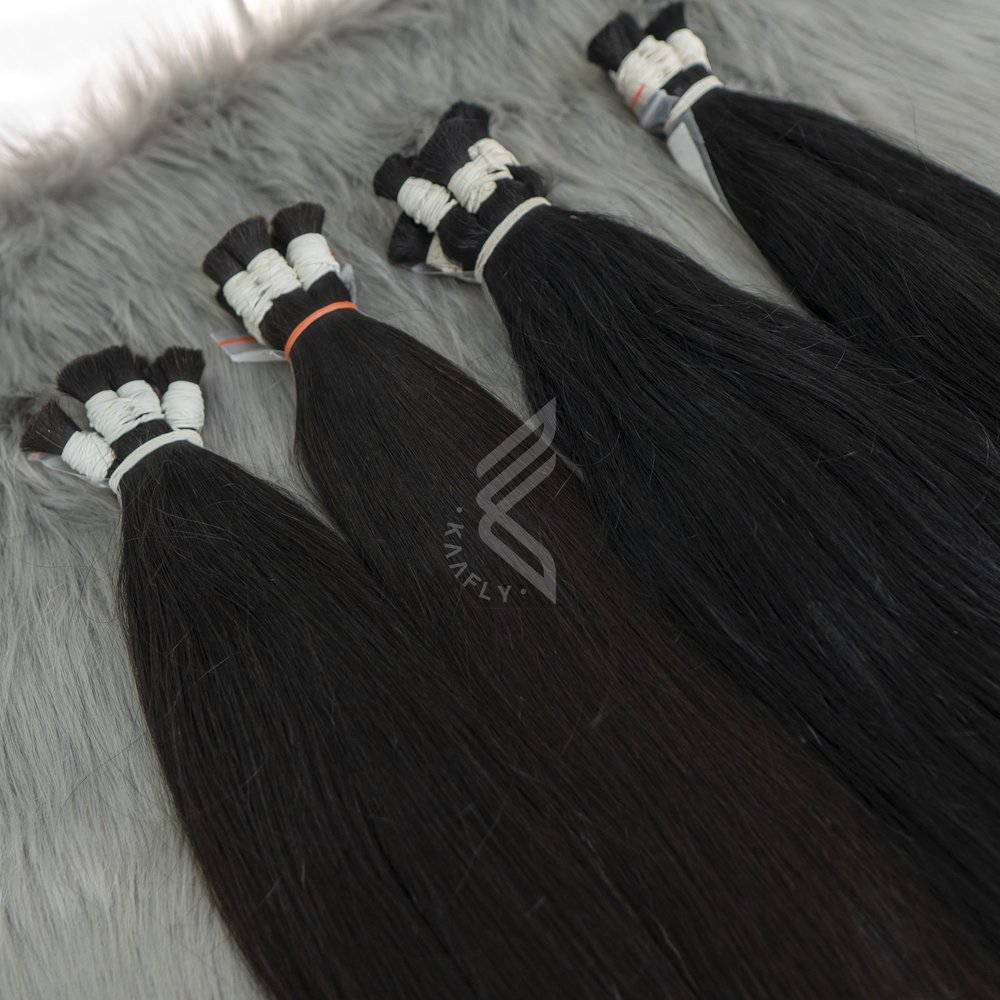 Human Hair Extensions For Braiding Hair Bulk Hair Extension Human 100 In Natural Black