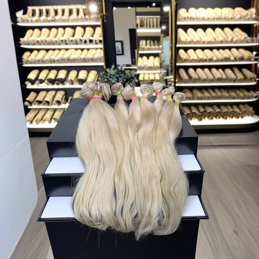 Unprocessed Human Hair Extensions Raw Cabello sin procesar Indian Wave Style Crudo Extensiones de Cabello Humano raw hair