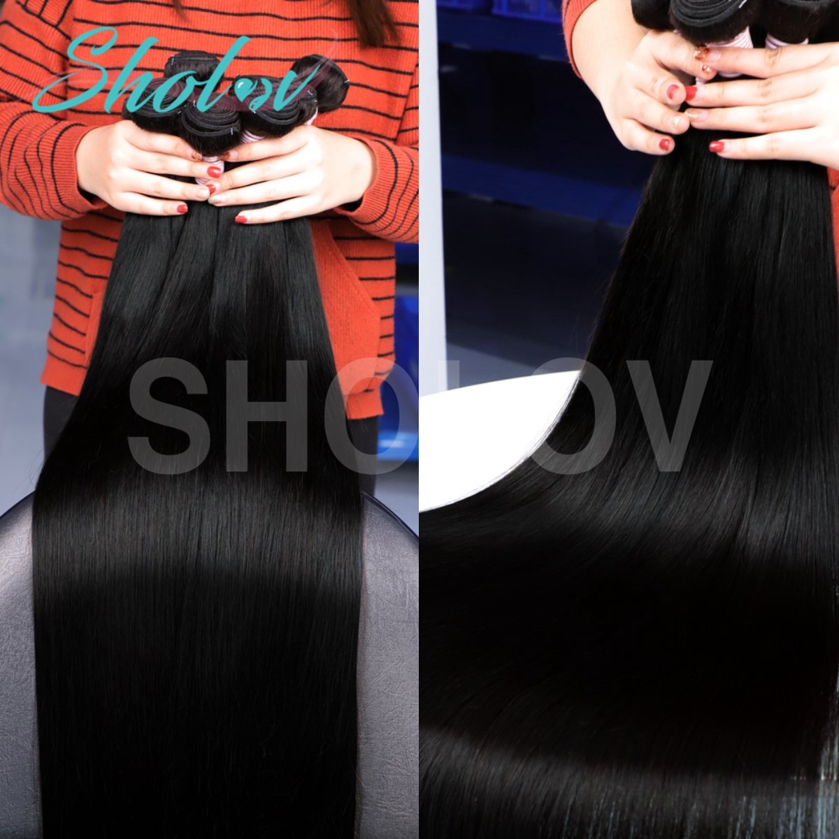 Brazilian Cuticle Aligned Silky Straight Natural Wave Curly Double Drawn Virgin Natural Human Hair Extensions bundles