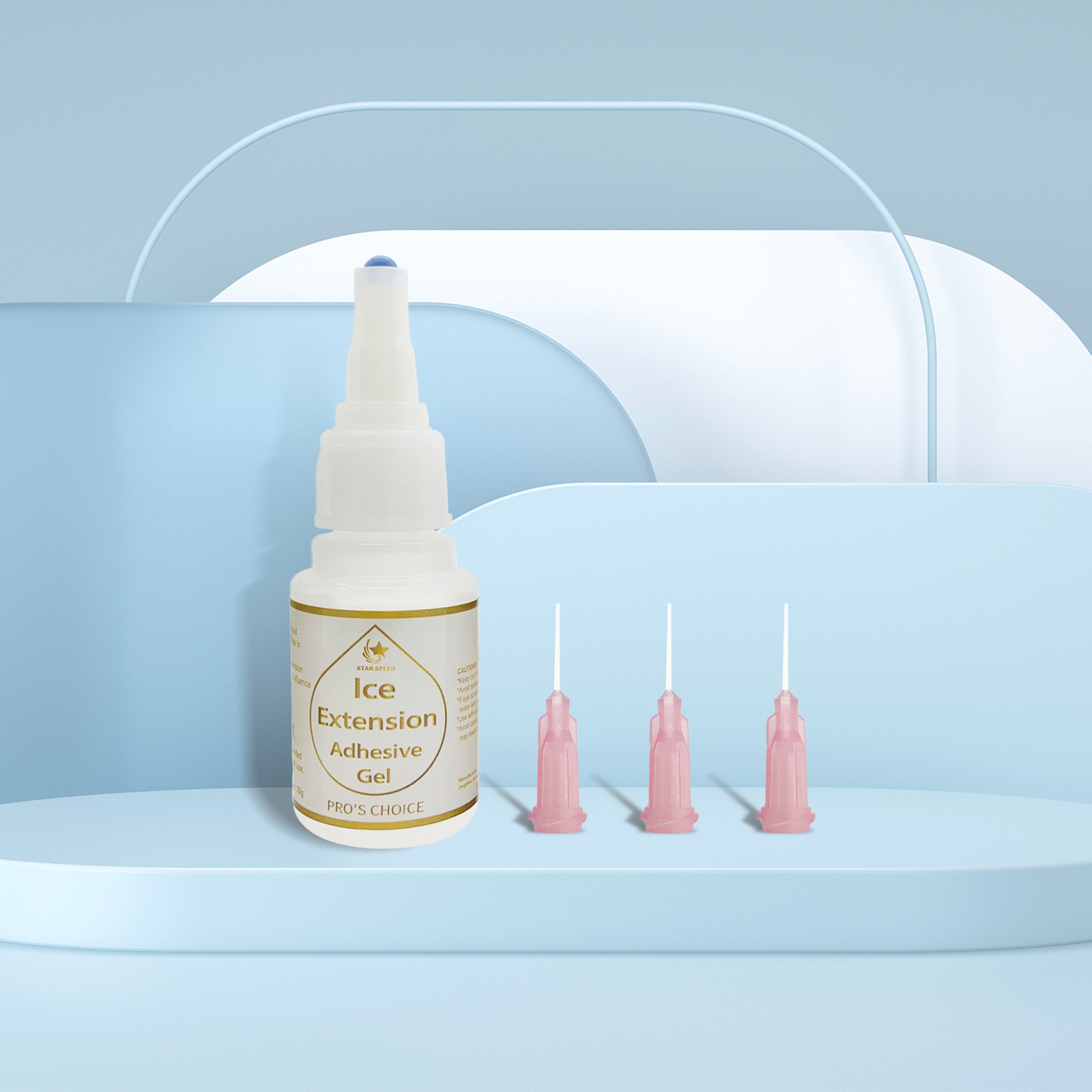 best hot sell fasimei whole set ice glue activator human hair extension glue Invisible Bonding Glue Extra Moisture Control