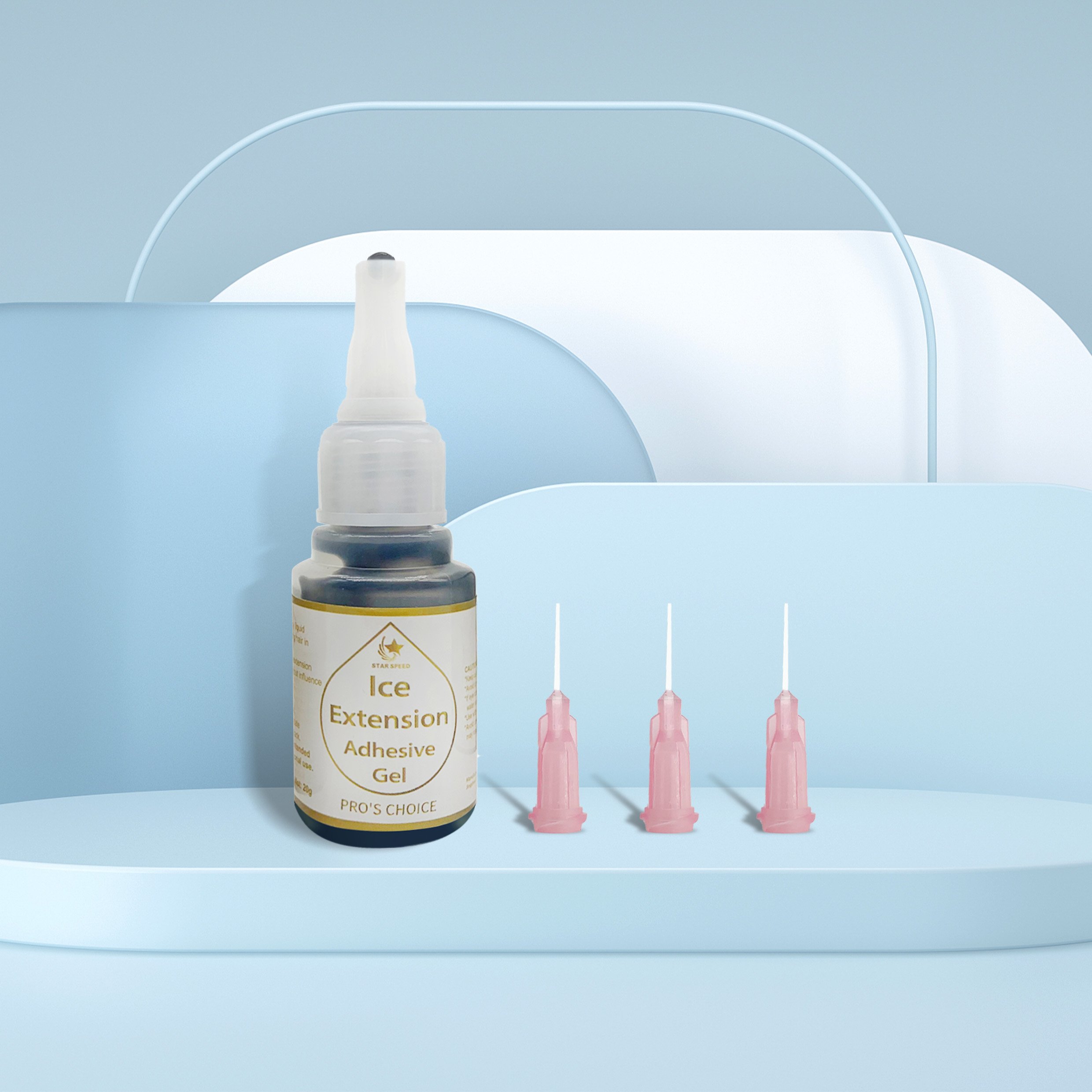 best hot sell fasimei whole set ice glue activator human hair extension glue Invisible Bonding Glue Extra Moisture Control