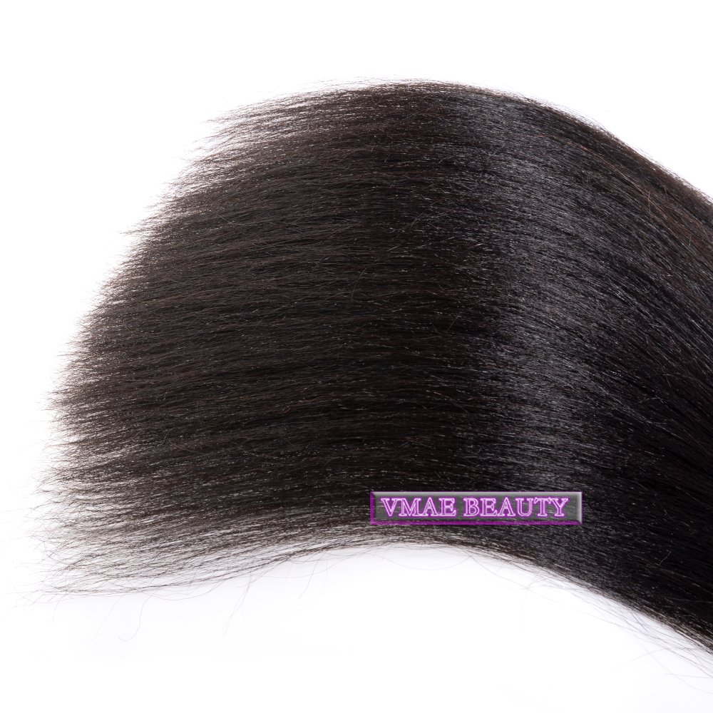 VMAE Brazilian Yaki Raw Virgin Tape Remy Human Hair Extension 100g per Piece 2.5g Curly Wavy Natural Color Unprocessed Hair