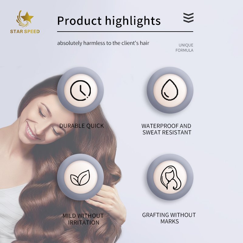 Super Dry fast Cyanoacrylate Adhesive activator hair ice hair extension tools activator custom human hair extension activator