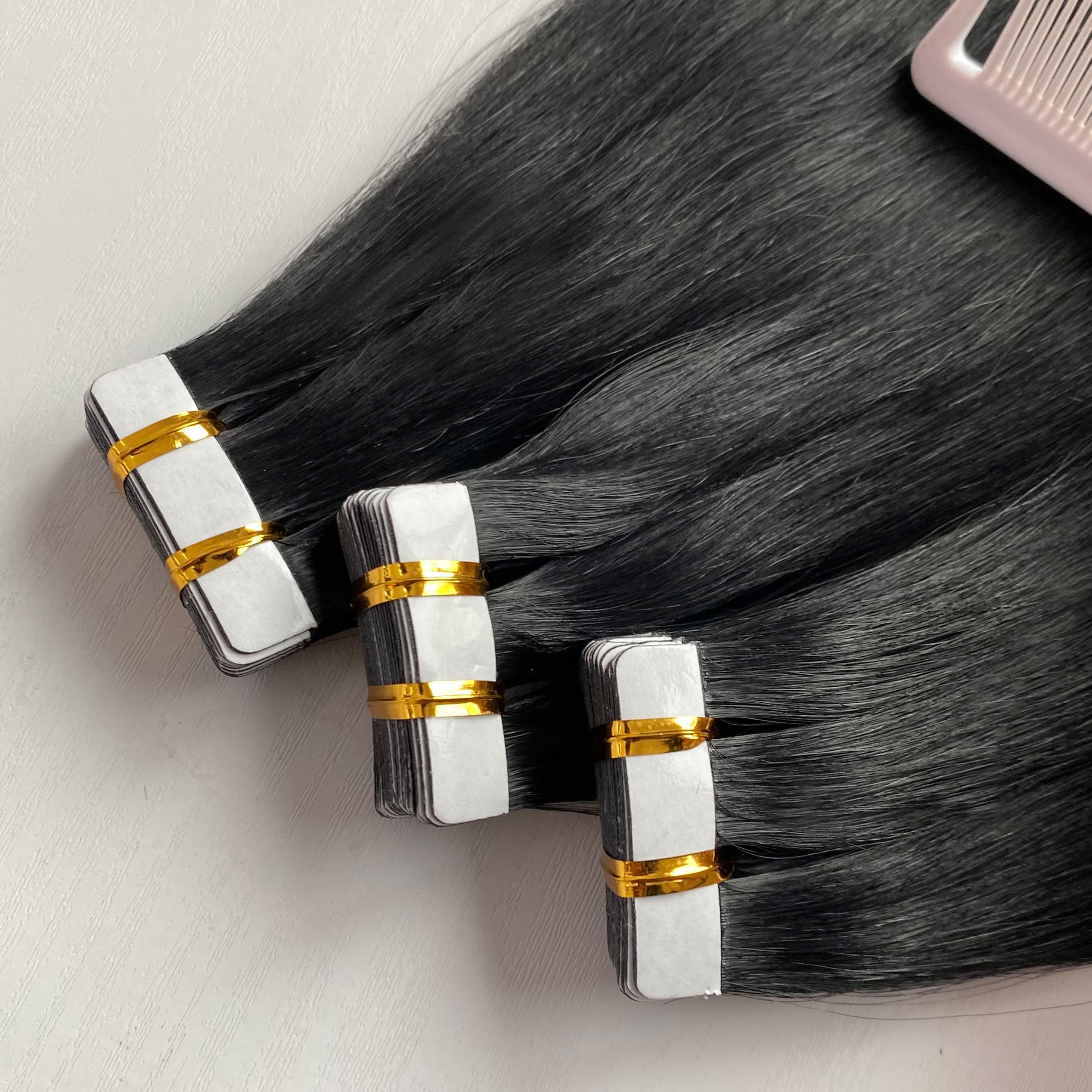 Full Cuticle Tape In Hair Extension Remy Skin Weft Tape Human Hair Extensions 100% Tape In Hair Extensions