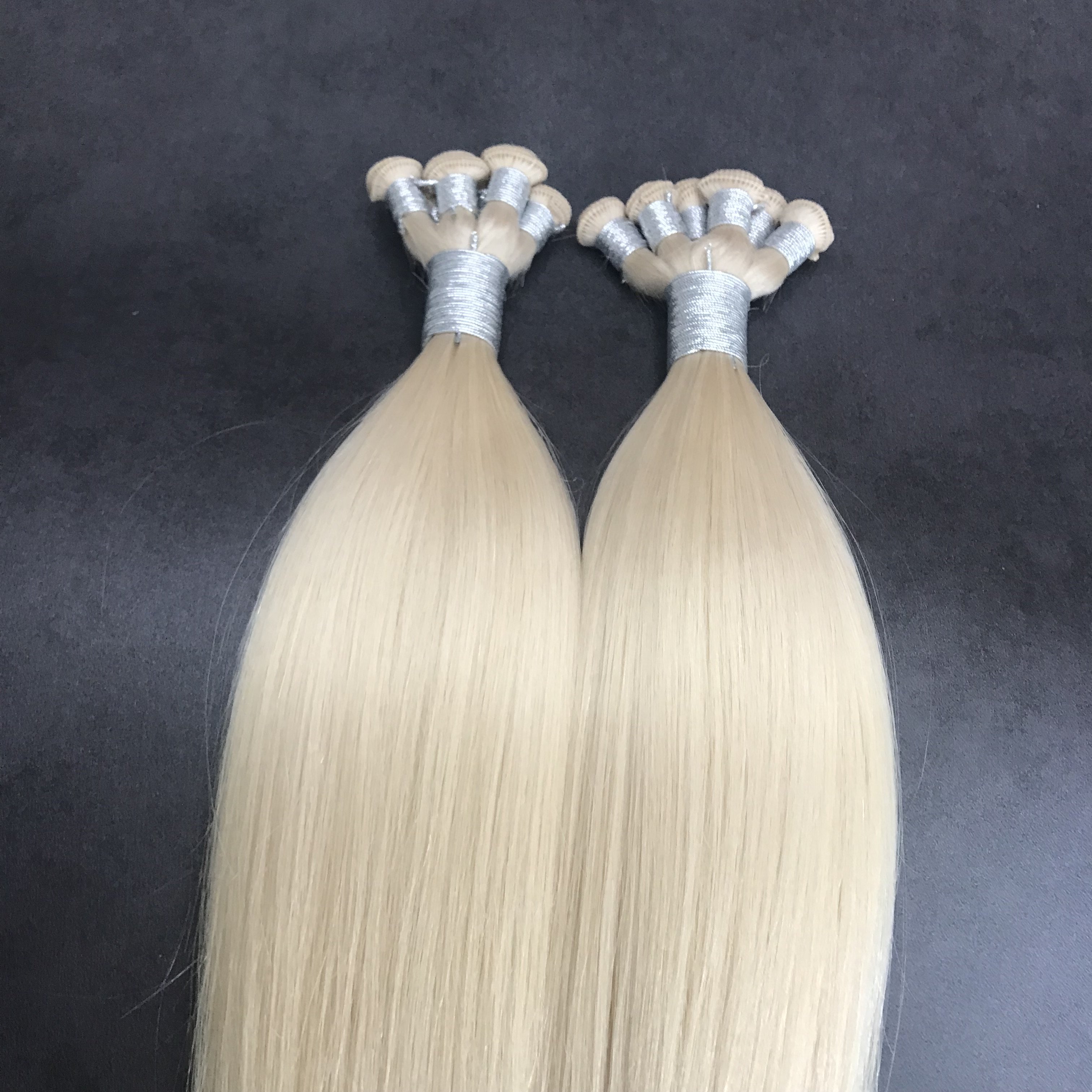 2024 New Trend New genius weft 100% human hair extensions Most Thin Genius Hair Weft Extensions