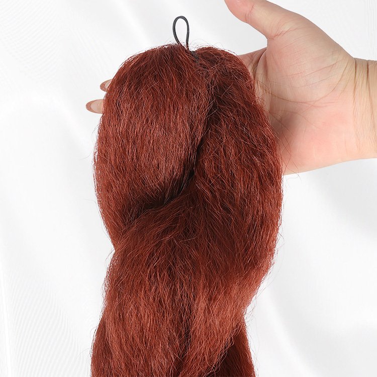 Julianna 100 Kanekalon Private Label Fluffy Tiara 2 Yaki Fiber Synthetic Soft Ombre Colors Jumbo Crochet Braiding Hair Extension