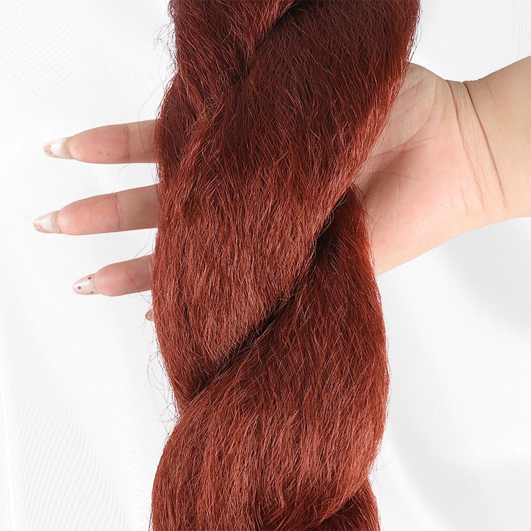Julianna 100 Kanekalon Private Label Fluffy Tiara 2 Yaki Fiber Synthetic Soft Ombre Colors Jumbo Crochet Braiding Hair Extension