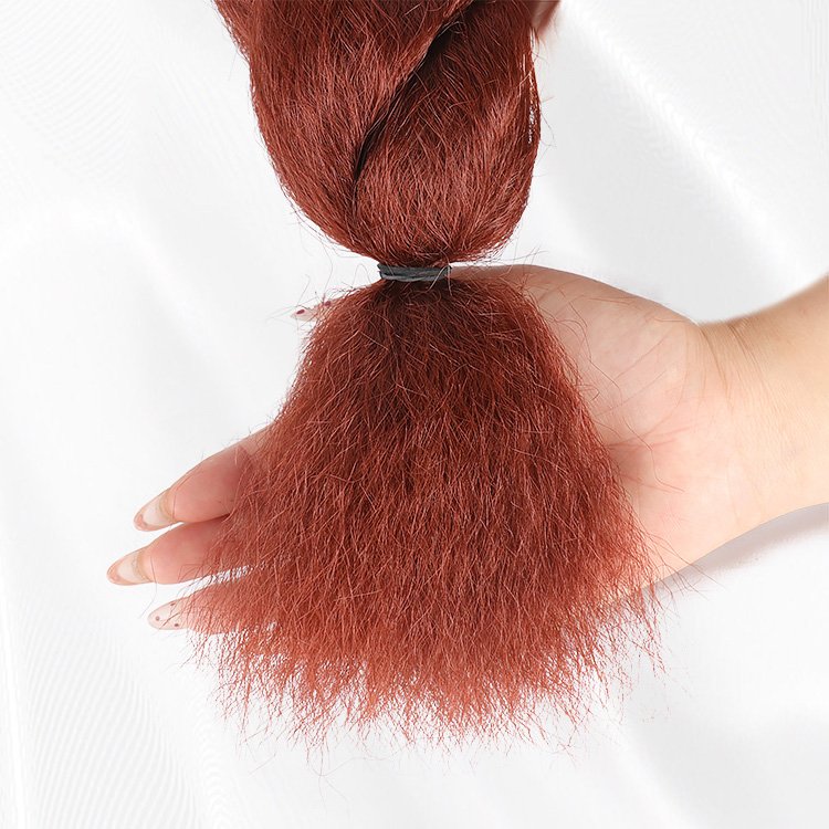 Julianna 100 Kanekalon Private Label Fluffy Tiara 2 Yaki Fiber Synthetic Soft Ombre Colors Jumbo Crochet Braiding Hair Extension
