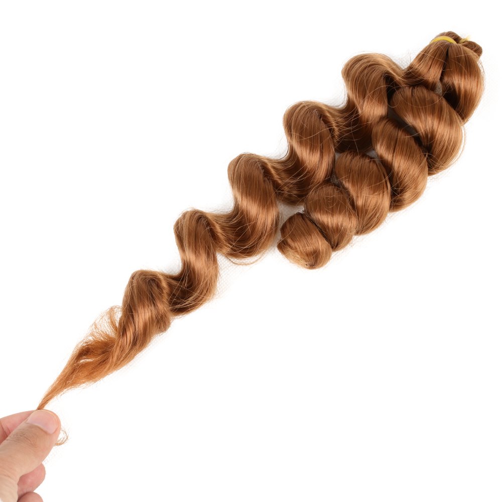 New Hot Selling Cabello Ondulado Braiding Hair 12inch 150g Perruque French Curls Short French Curl Braiding Hair for Black Women