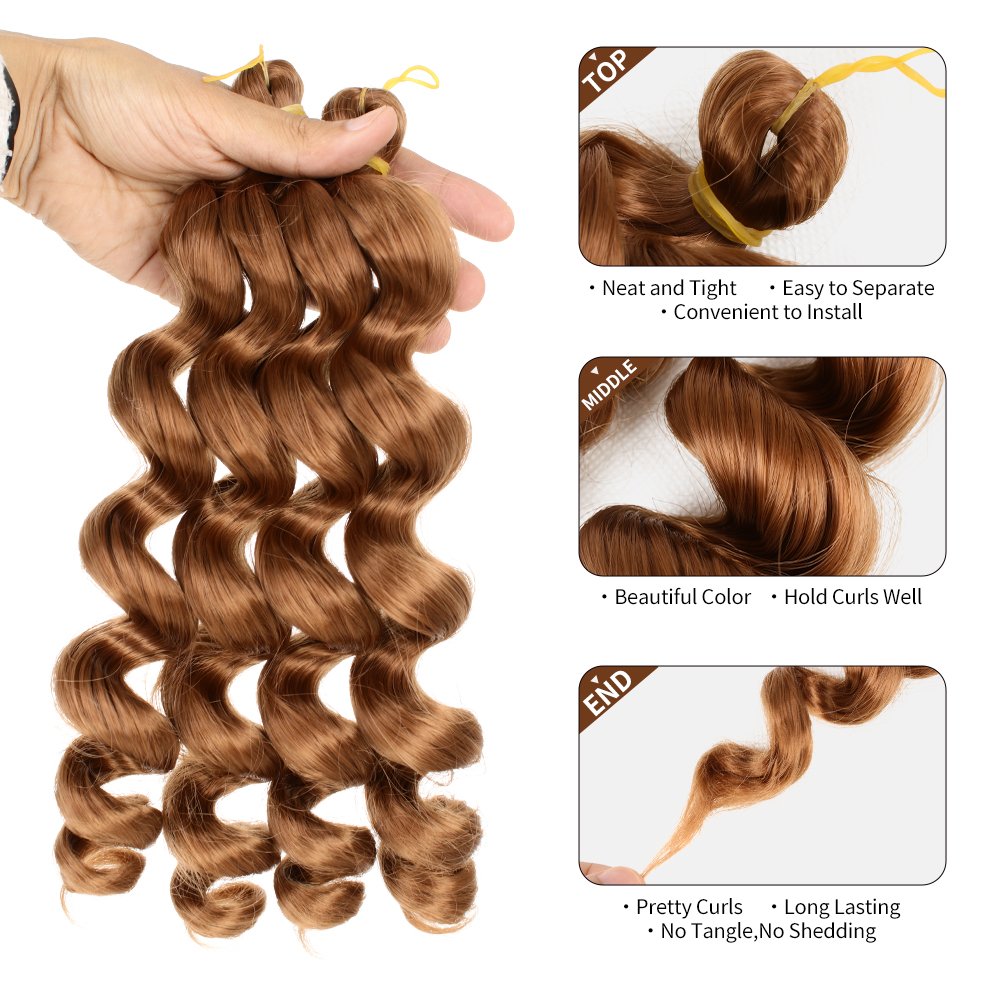 New Hot Selling Cabello Ondulado Braiding Hair 12inch 150g Perruque French Curls Short French Curl Braiding Hair for Black Women