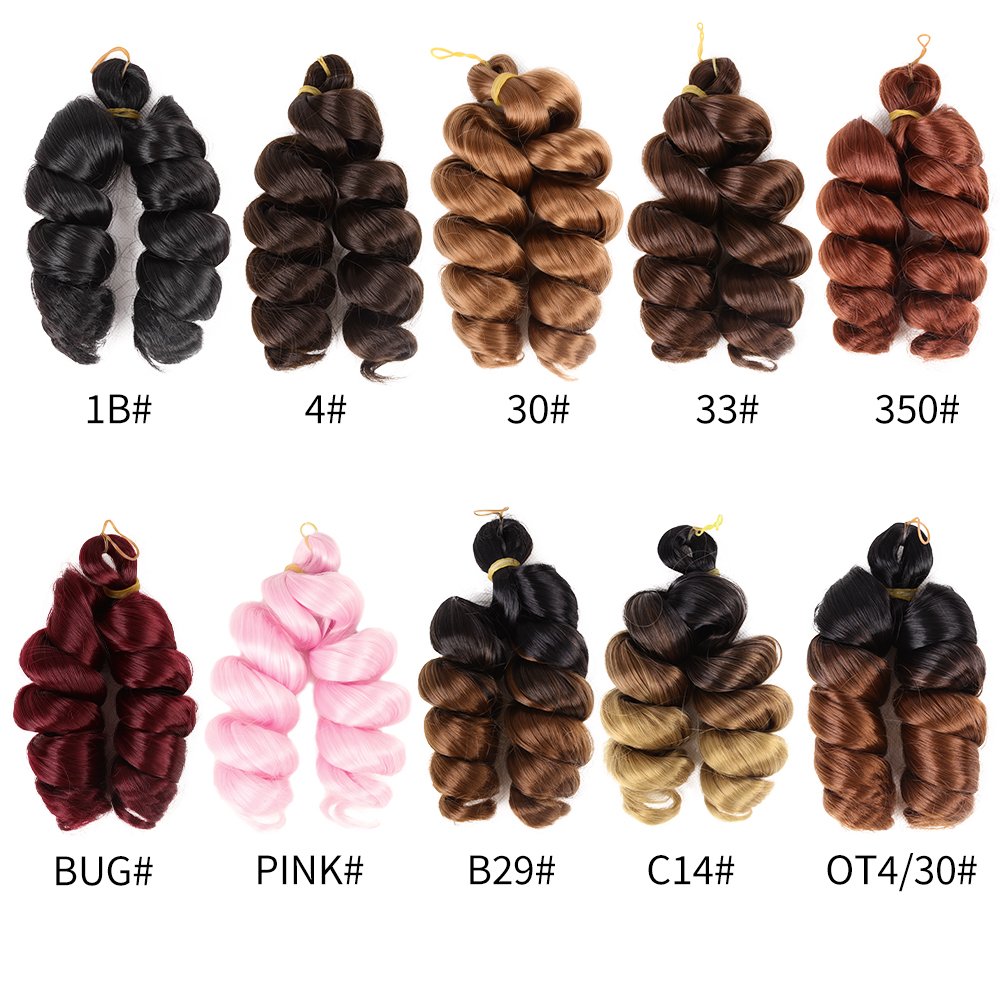 New Hot Selling Cabello Ondulado Braiding Hair 12inch 150g Perruque French Curls Short French Curl Braiding Hair for Black Women