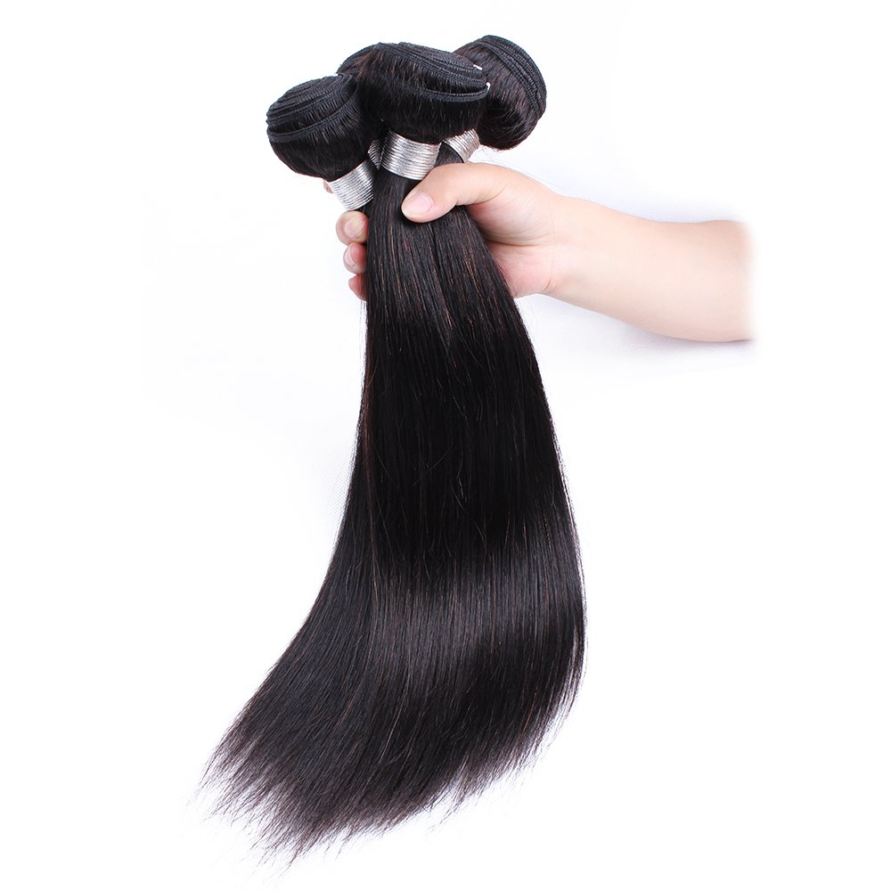 Factory Price Wholesale Private Label Most Popular 9A Natural Straight Mink Indian Human Hair extension