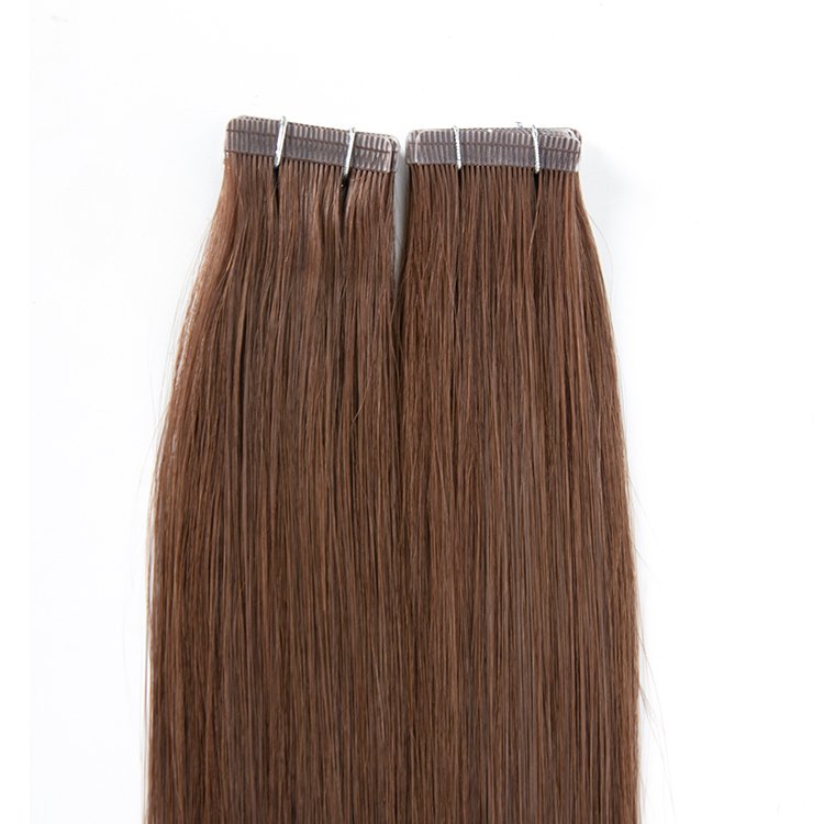 Wholesale Vendor High Quality Super Double Drawn Raw Virgin Unprocessed Balayage Ombre Russian Hair Tape in Extension Human