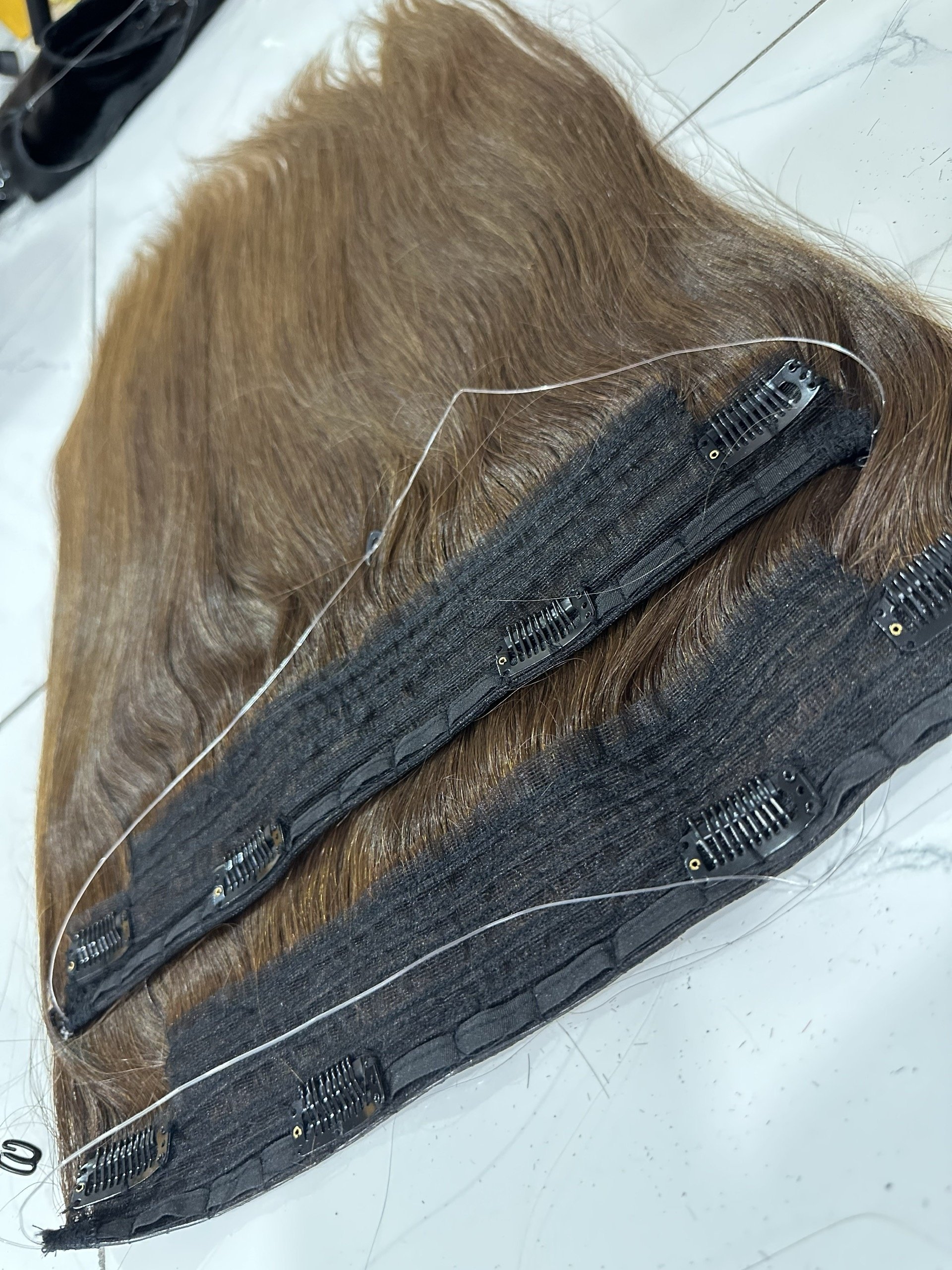 High Quality Hair Extensions Brown Hair 100% Human Hair High Quality Very Smooth & Soft From Vietnam
