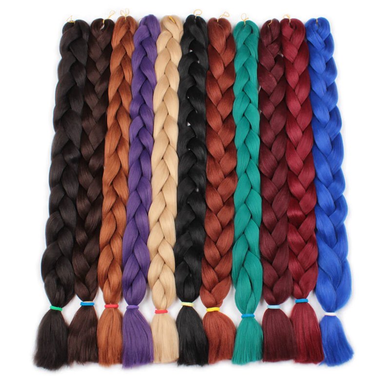 Wholesale Price Synthetic jumbo hair braid 165g synthetic braiding hair extensions high quality ombre crochet raw material