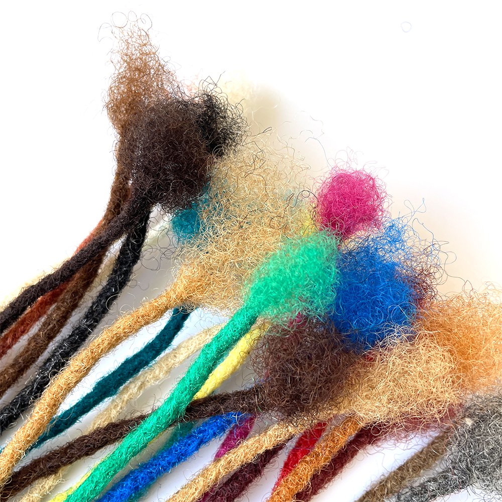Locs Human Hair Dreadlocks Extensions Full Handmade100% Human Hair Extensions for Women or Men