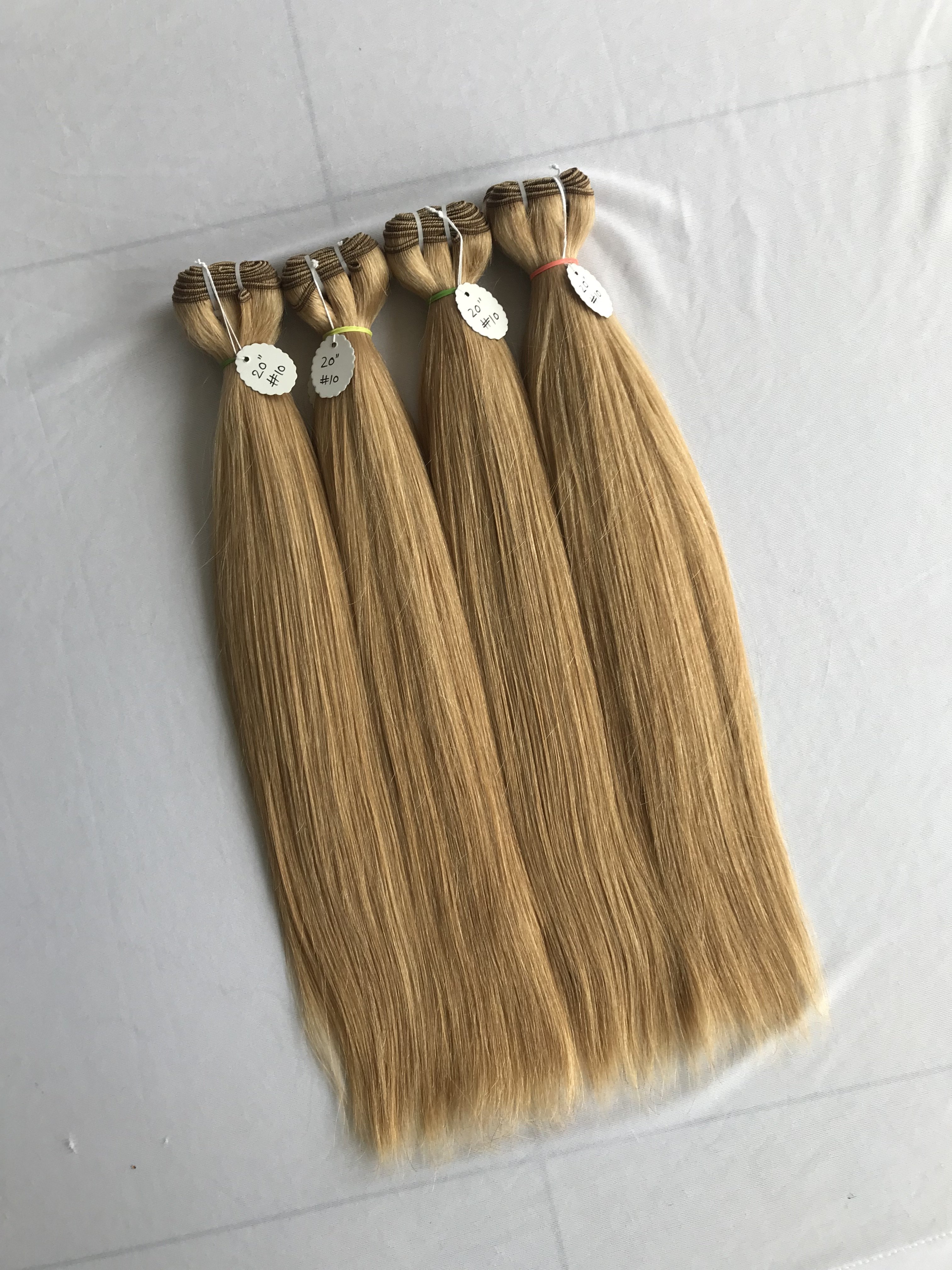 Best Quality And Wholesale Price Of India 100% Raw Remy Virgin Cuticle Aligned 20'' #10 Straight Coloured Bundles Hair Extension
