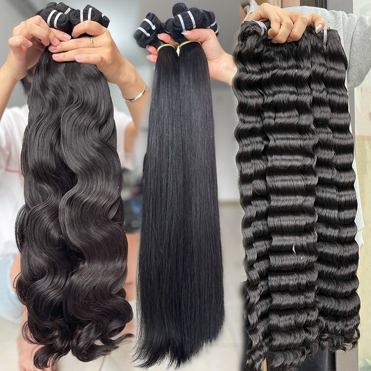 Raw Indian Unprocessed Mink Virgin Human Hair Vendor,Remy Human Hair Extension,Wholesale Raw Virgin Wefted Human Hair Bundles