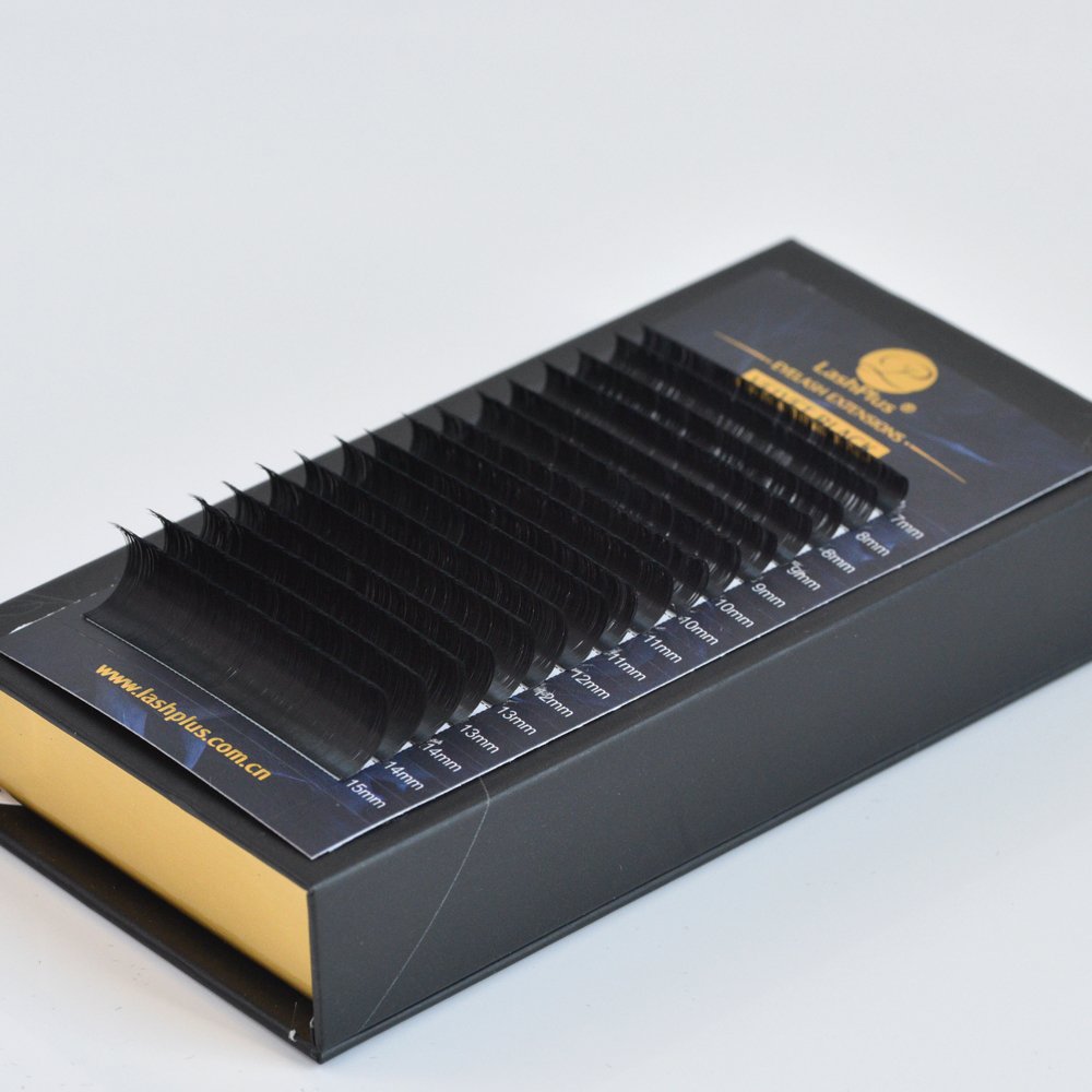 LashPlus Korean PBT Velvet Super Soft Eyelash extension human hair Drop Shipping Lash extensions Tray