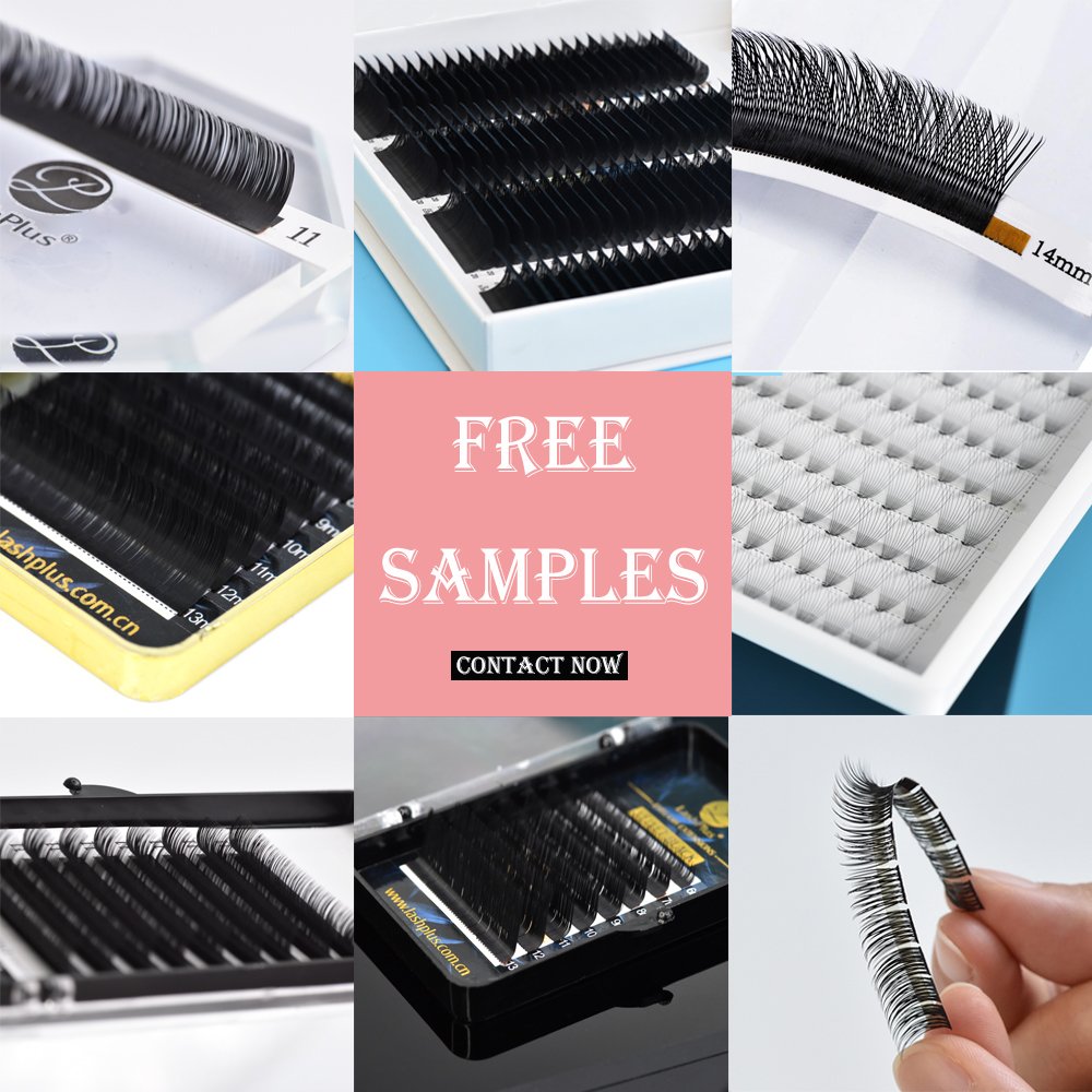 LashPlus Korean PBT Velvet Super Soft Eyelash extension human hair Drop Shipping Lash extensions Tray
