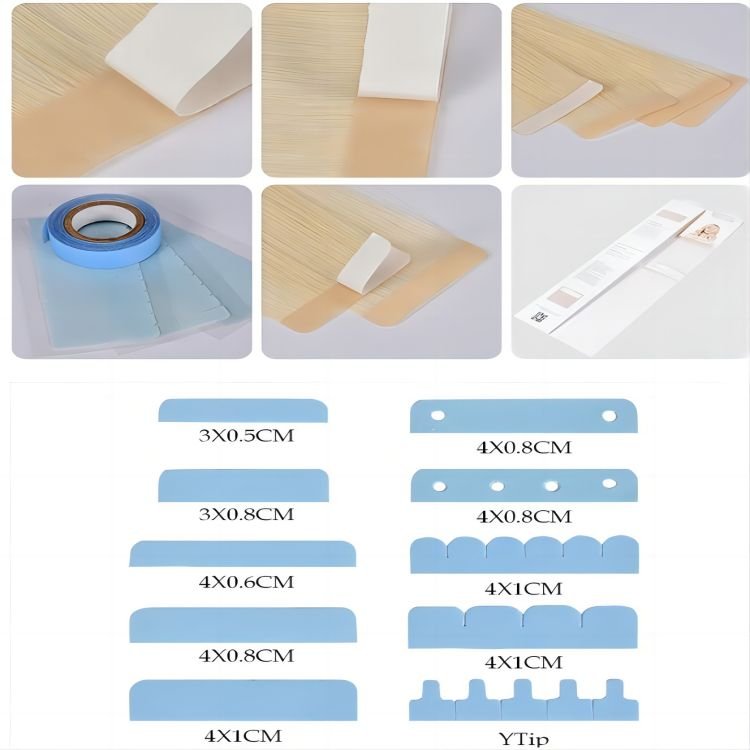 Luxury 12A Quality 12/30 Inches Virgin Cuticle Aligned Human Hair Extensions Invisible Tape in Tape Hair Extension