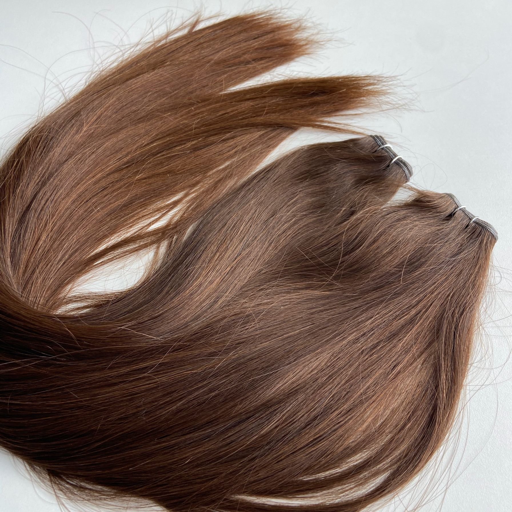 Unprocessed nature wavy Virgin Cuticle Intact Hair Bundle Vendors Bulk Double Drawn Weft russian Human Hair Extensions