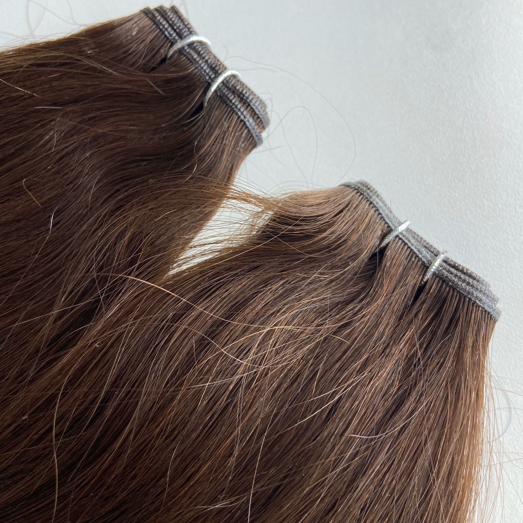 Unprocessed nature wavy Virgin Cuticle Intact Hair Bundle Vendors Bulk Double Drawn Weft russian Human Hair Extensions
