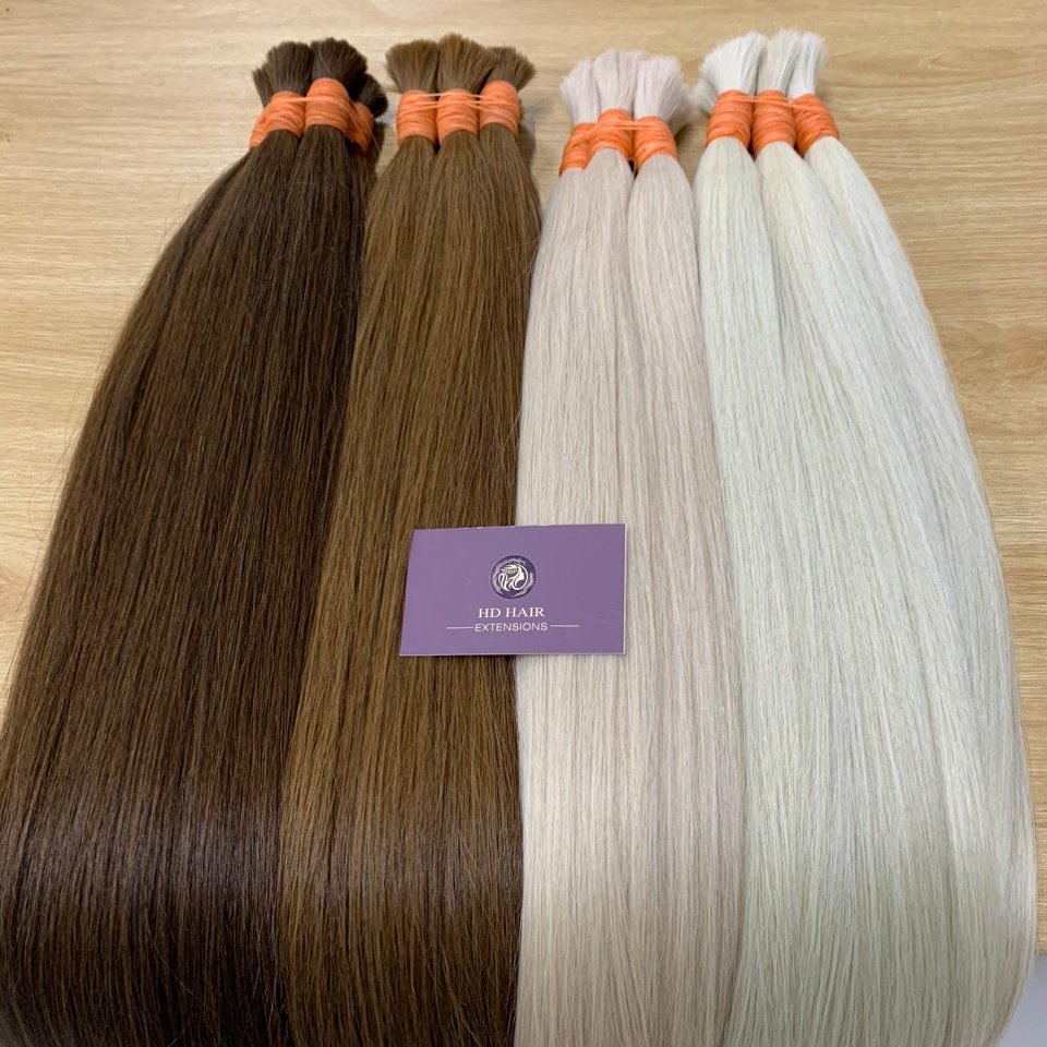 Ady Hair Extensions Vietnamese Hair DD / SDD bulk hair natural color black and brown blonde color all size