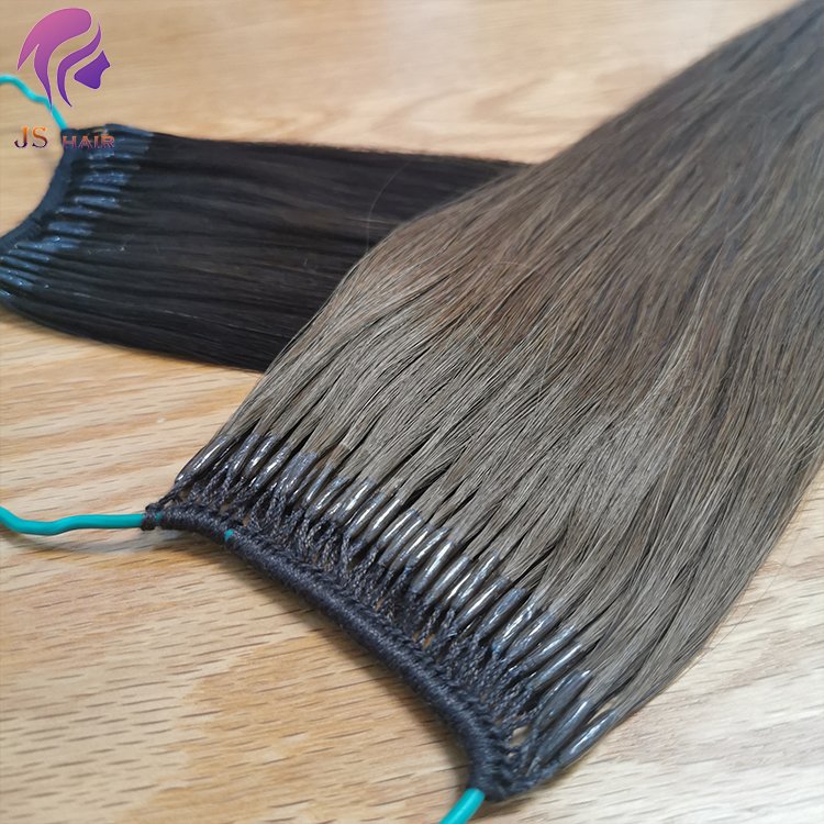 wholesale Japan Korea cotton hair extension twins, 6d hair extension i tip human hair extension for sale