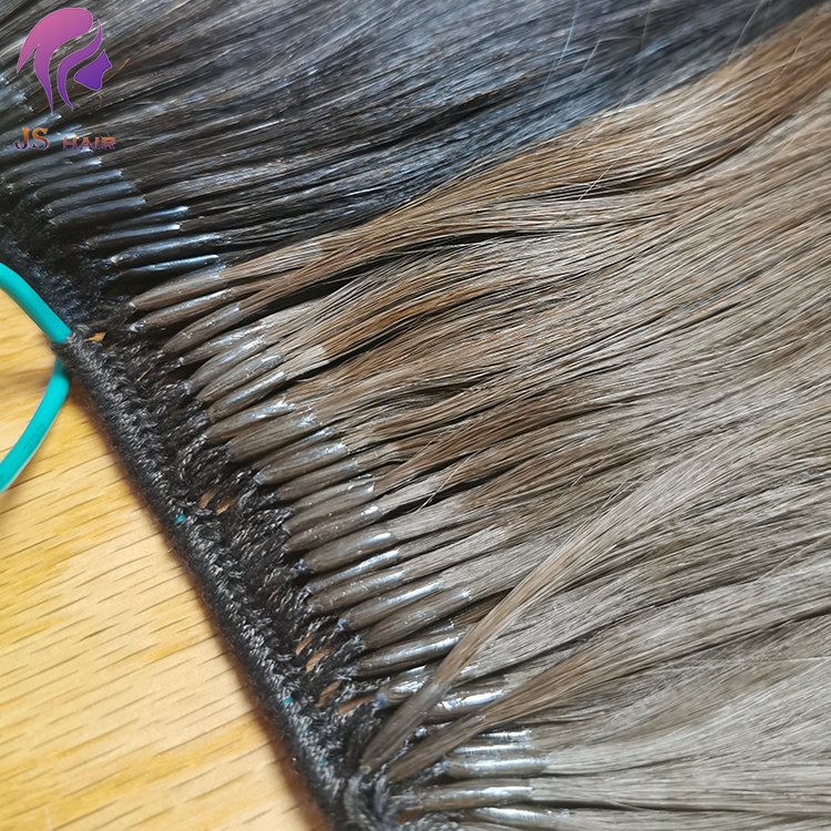 wholesale Japan Korea cotton hair extension twins, 6d hair extension i tip human hair extension for sale