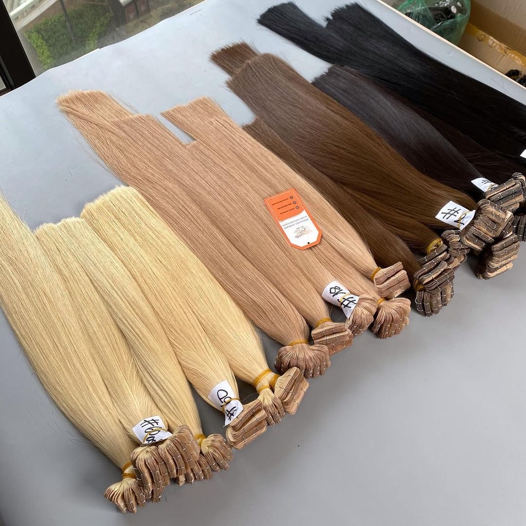Full Cuticle Tape In Hair Extension Remy Skin Tape Human Hair Extensions 100% Tape In Hair Extensions
