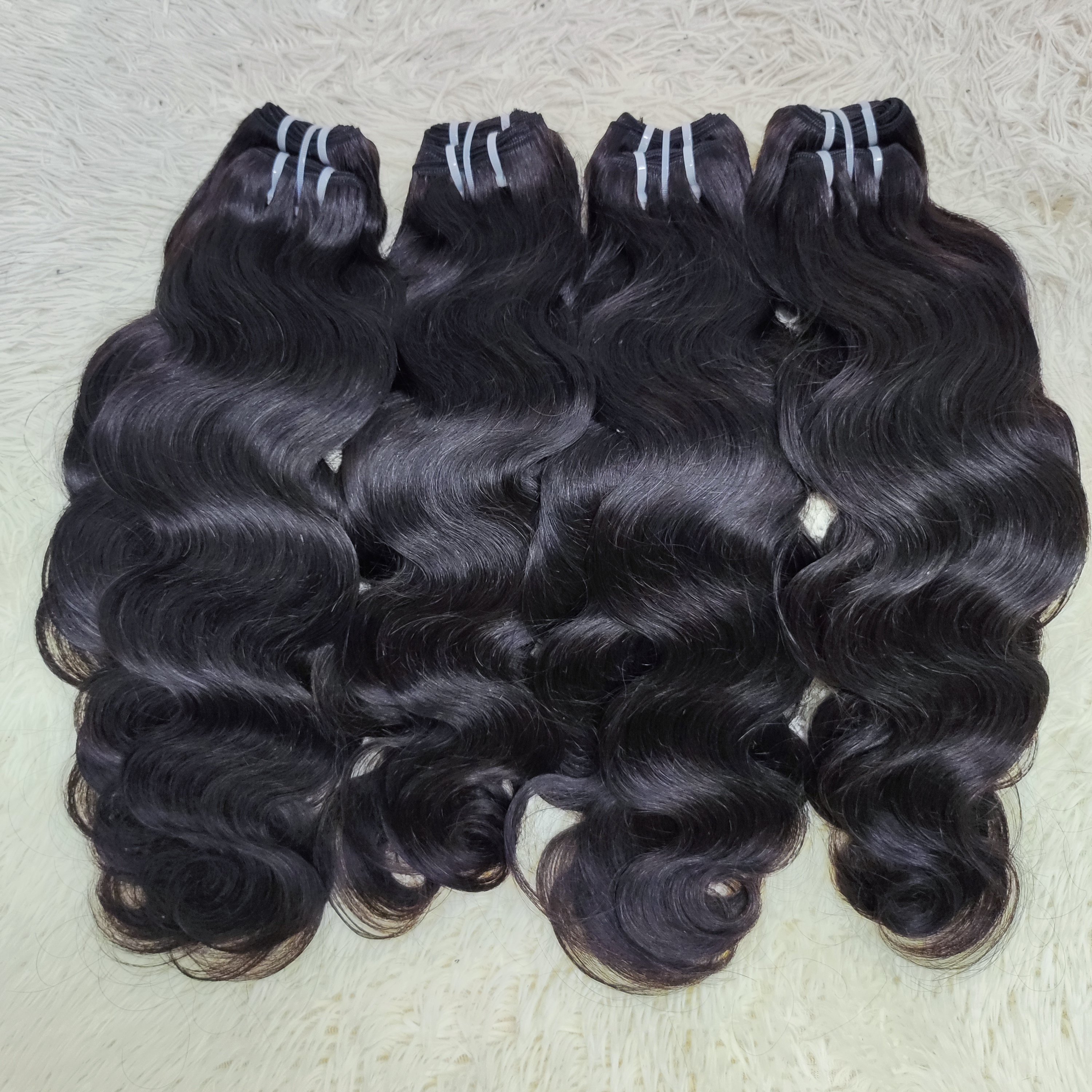 Letsfly Wholesale J Wave/Body Wave 100% Human Hair Bundles 20PCS 9A Grade Brazilian Virgin Human Hair Extensions For Black Women